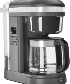 KitchenAid 12 Cup Drip Coffee Maker with Spiral Showerhead, ‎Matte Grey - KCM1208