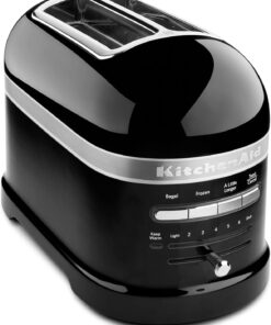 KitchenAid 2 Slice Pro Line Automatic Toaster with Extra Wide Slots KMT2203OB, Onyx Black