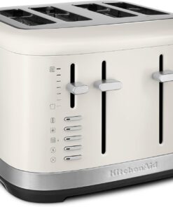 KitchenAid 4 Slice Toaster, KMT4109PL, Porcelain White