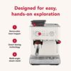KitchenAid Semi Automatic Espresso Machine with Burr Grinder, 2.5L, KES6551PL, Porcelain White KitchenAid Semi Automatic Espresso Machine with Burr Grinder, 2.5L, KES6551PL, Porcelain White
