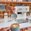 KitchenAid Semi Automatic Espresso Machine with Burr Grinder, 2.5L, KES6551PL, Porcelain White KitchenAid Semi Automatic Espresso Machine with Burr Grinder, 2.5L, KES6551PL, Porcelain White