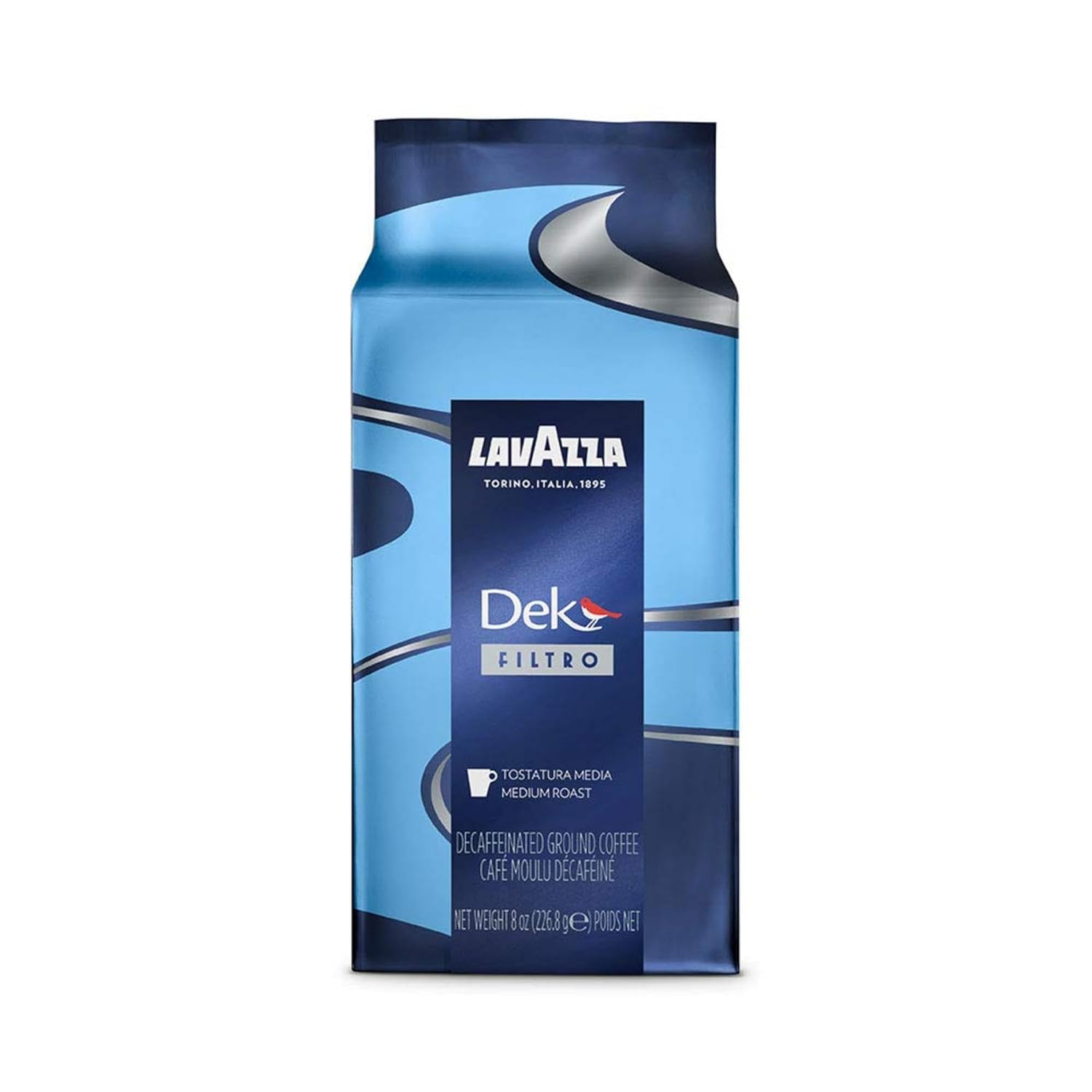Lavazza Dek Filtro Ground Coffee Medium Roast, 8 Oz (Pack of 20) Lavazza Dek Filtro Ground Coffee Medium Roast, 8 Oz (Pack of 20)