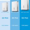 Midea 4,500 Sq. Ft. Dehumidifier With Pump Included, 50 Pint - Ideal For Basements, Large & Medium Sized Rooms, And Bathrooms (White) Midea 4,500 Sq. Ft. Dehumidifier With Pump Included, 50 Pint - Ideal For Basements, Large & Medium Sized Rooms, And Bathrooms (White)