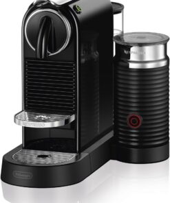 Nespresso CitiZ Coffee and Espresso Machine by De'Longhi with Milk Frother, Black, 9.3 x 14.6 x 10.9 inches