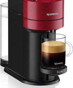 Nespresso Vertuo Next Coffee and Espresso Machine by Breville, Cherry Red, 1.1 Liters