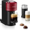 Nespresso Vertuo Next Coffee and Espresso Machine by Breville with Milk Frother, 1.1 liters, Cherry