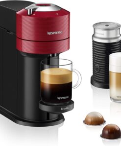Nespresso Vertuo Next Coffee and Espresso Machine by Breville with Milk Frother, 1.1 liters, Cherry