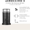 Nespresso Vertuo Next Coffee and Espresso Maker by Breville, with Aeroccino Milk Frother, Light Grey