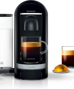 Nespresso Vertuo Plus Deluxe Coffee and Espresso Maker by Breville, Black