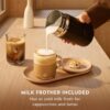 Nespresso Vertuo Pop+ Coffee and Espresso Machine by De'Longhi with Aeroccino Milk Frother, Pacific Blue
