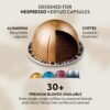 Nespresso Vertuo Pop+ Coffee and Espresso Machine by De'Longhi with Aeroccino Milk Frother, Pacific Blue