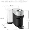 Nespresso Vertuo Pop+ Deluxe Coffee and Espresso Machine by De'Longhi, 120 Volts, Silver