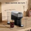 Nespresso Vertuo Pop+ Deluxe Coffee and Espresso Maker by Breville with Milk Frother, Titan