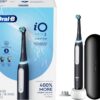 Oral-B iO Deep Clean Rechargeable Electric Toothbrush, Black, iO Series 3 Limited, 2 Brush Heads, Travel Case, Pressure Sensor, 3 Cleaning Settings Oral-B iO Deep Clean Rechargeable Electric Toothbrush, Black, iO Series 3 Limited, 2 Brush Heads, Travel Case, Pressure Sensor, 3 Cleaning Settings
