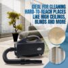 Oreck Compact Canister Vacuum Cleaner, Portable Handheld Vacuum for Carpet and Hard Floors, Lightweight, Powerful Suction with Versatile Tools, Corded Canister Vacuum Cleaners for Home Use Oreck Compact Canister Vacuum Cleaner, Portable Handheld Vacuum for Carpet and Hard Floors, Lightweight, Powerful Suction with Versatile Tools, Corded Canister Vacuum Cleaners for Home Use