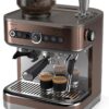 PHILIPS Barista Brew Semi Automatic Espresso Machine - Single & Double Espresso + Americano Button, 280g Dual Bean Container, Intuitive Guidance, Calibrated Tamping, Metal Cappuccino (PSA3228/41) PHILIPS Barista Brew Semi Automatic Espresso Machine - Single & Double Espresso + Americano Button, 280g Dual Bean Container, Intuitive Guidance, Calibrated Tamping, Metal Cappuccino (PSA3228/41)