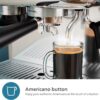 PHILIPS Barista Brew Semi Automatic Espresso Machine - Single & Double Espresso + Americano Button, 280g Dual Bean Container, Intuitive Guidance, Calibrated Tamping, Metal Cappuccino (PSA3228/41) PHILIPS Barista Brew Semi Automatic Espresso Machine - Single & Double Espresso + Americano Button, 280g Dual Bean Container, Intuitive Guidance, Calibrated Tamping, Metal Cappuccino (PSA3228/41)