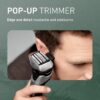 Panasonic ARC5 Electric Razor for Men with Pop-up Trimmer, Wet Dry 5-Blade Electric Shaver with Intelligent Shave Sensor and 16D Flexible Pivoting Head - ES-ALV6HS (Silver)