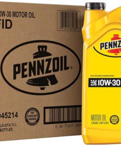 Pennzoil 10W-30 Motor Oil, 5 Quart (3 Pack)