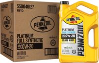 Pennzoil Platinum Full Synthetic 0W-20 Motor Oil (5-Quart, Case of 3)