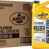 Pennzoil Platinum Full Synthetic 5W-30 Motor Oil (5-Quart, Case of 3)