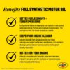 Pennzoil Platinum Full Synthetic 5W-30 Motor Oil (5-Quart, Case of 3)