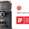 Philips Baristina Espresso Machine+Milk Frother Bundle. Real espresso. Compact coffee machine, portafilter, grinder, Cafe Crema. Dairy & Non-Dairy Milk foam​. Hot & Cold. Easy Clean. Black (BAR303/60)
