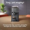Philips Baristina Espresso Machine+Milk Frother Bundle. Real espresso. Compact coffee machine, portafilter, grinder, Cafe Crema. Dairy & Non-Dairy Milk foam​. Hot & Cold. Easy Clean. Black (BAR303/60)