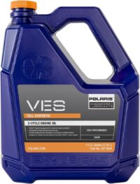 Polaris OEM Snowmobile VES Full Synthetic 2-Cycle Oil, For 2-Stroke Snowmobiles, 1 Gallon, Synthetic, Specific for Patriot Boost, Patriot 9R, 850 RMK, 650 Indy VR1 and more, Qty 1, Part 2877883