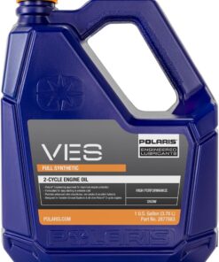 Polaris OEM Snowmobile VES Full Synthetic 2-Cycle Oil, For 2-Stroke Snowmobiles, 1 Gallon, Synthetic, Specific for Patriot Boost, Patriot 9R, 850 RMK, 650 Indy VR1 and more, Qty 1, Part 2877883