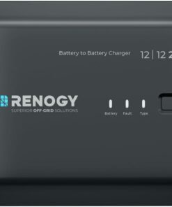 Renogy DC to DC Charger 12V 20A - Multi-Stage Charger for LiFePO4, AGM, Gel, Flooded Batteries | Car, RV, Marine & Boat Battery Charger with Bluetooth Compatibility