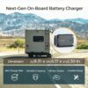 Renogy DC to DC Charger 12V 20A - Multi-Stage Charger for LiFePO4, AGM, Gel, Flooded Batteries | Car, RV, Marine & Boat Battery Charger with Bluetooth Compatibility