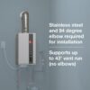 Rheem RTG-70DVLN-3 High Efficiency Non-Condensing Indoor Tankless Natural Gas Water Heater 7.0 GPM, 160,000 BTUs