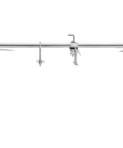 DNKMOR Rotisserie Grill Kit Stainless Steel Tripod Rotisserie Stand,52inch Pig Lamb Hooded Roaster Charcoal Spit with 15W Motor & Adjustable Height Lockable Casters for Outdoor Camping Party, Rated 90 LB