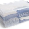 Rubbermaid Cleverstore 95 Qt Clear Storage Bins with Lids, 4-Pack, Stackable, BPA-Free, Made in USA