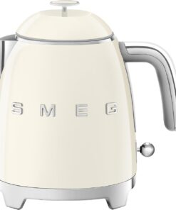SMEG Mini 50's Retro Style 3 Cup Electric Kettle with Double Wall Anti Slip Base and Water Level Indicator (Cream)