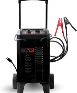 Schumacher Electric DSR ProSeries 12V / 24V Battery Charger - Heavy Duty 200A Manual Battery Charger & Engine Starter - Car, Truck & SUV Compatible - 135-Minute Timer & Amperage Control - DSR140