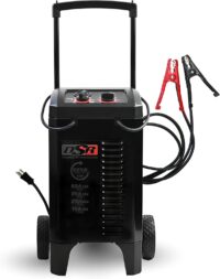 Schumacher Electric DSR ProSeries 6V/12V Manual Battery Charger & Engine Starter - 225A Heavy Duty Engine Starter - Truck, SUV & Large Battery Compatible - Color-Coded Clamps - DSR139