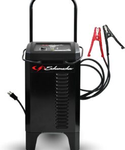 Schumacher Electric Wheeled Automatic 6A Car Battery Charger and 150A Engine Starter, 4-in-1 Solution, Maintainer, 20A Boost, for 12V Automotive and Marine Batteries, SC1364