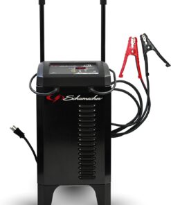 Schumacher Electric Wheeled Automatic 6A Car Battery Charger and 250A Engine Starter, 6-in-1 Solution, Maintainer, 40A Boost, for 6V/12V Power Sport, Automotive, and Marine Batteries, SC1325
