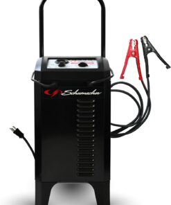 Schumacher Electric Wheeled Manual 10A Car Battery Charger and 200A Engine Starter, 2-in-1 Solution, 40A Boost, for 6V/12V Power Sport, Automotive, and Marine Batteries, SC1446