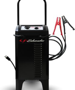 Schumacher Electric Wheeled Manual 10A Car Battery Charger and 250A Engine Starter, 2-in-1 Solution, 50A Boost, for 6V/12V Power Sport, Automotive, and Marine Batteries, SC1445