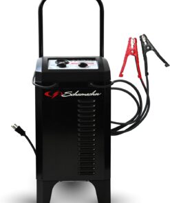 Schumacher Electric Wheeled Manual 6A Car Battery Charger and 150A Engine Starter, 2-in-1 Solution, 25A Boost, for 12V Power Sport, Automotive, and Marine Batteries, SC1437
