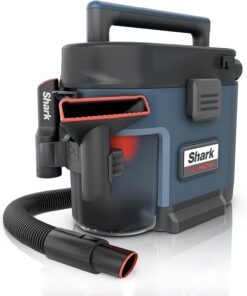 Shark VS101 MessMaster Portable Wet Dry Vacuum, 1 Gallon Capacity, Corded, Perfect for Pets & Cars, AnyBag Tech, Self-Cleaning, Ultra-Powerful Suction for Tough Wet & Dry Messes, Blue