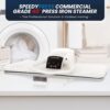 SpeedyPress 100HD Steam Press for Clothes- Professional Iron Press Machine- 40” XL Digital Heat Press with Multiple Steam Settings- Fast-Heating, Heavy-Duty Fabric Press Machine with Water Filter