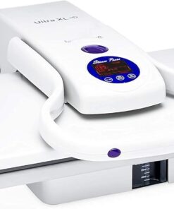 SpeedyPress Oversize Pressing Iron/Steam Press | Ultra XL Electronic Iron Press w/ 100LBs. of Pressing Pressure for Home/Business | Multiple Steam Functions & Temp Settings, Large Pressing Surface