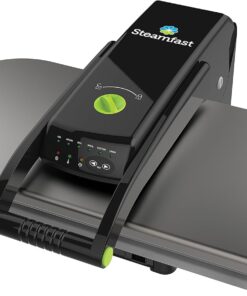 Steamfast SF-680 Digital Steam Press with Multiple Fabric Settings and Steam Burst Function,Stainless/Black