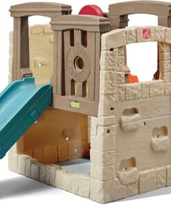 Step2 Woodland Climber II Kids Playset, Ages 2 –6 Years Old, Toddler Slide and Climbing Wall, Outdoor Playground for Backyard, Sturdy Plastic Frame, Easy Set Up