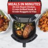 T-fal Easy Fry XXL Air Fryer & Grill Combo with One-Touch Screen, 8 Preset Programs, 5.9 quarts, Black & Stainless Steel