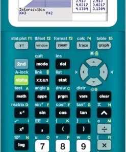 Texas Instruments TI-84 Plus CE Graphing Calculator, Trinomial Teal